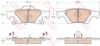 TRW GDB4448 Brake Pad Set, disc brake